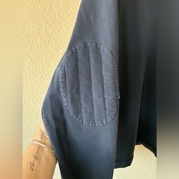 Polo Ralph Lauren Men’s L Navy Long Sleeve 1/4 zip Pullover Sweater - Picture 2 of 12